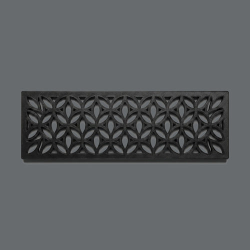 Kratka wentylacyjna do cokołu 25x5 / 25x10 cm – Soczewki, druk 3D PETG