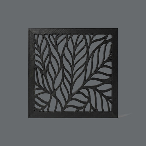 Kratka wentylacyjna meblowa do szafy 10x10 / 15x15 / 20x20 cm – Liście, druk 3D PETG