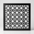Kratka wentylacyjna meblowa — coffered (kwadratowa, druk 3D PETG)