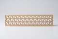 Kratka wentylacyjna meblowa — triangle lattice (podłużna, druk 3D PETG)