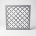 Kratka wentylacyjna meblowa — argyle (kwadratowa, druk 3D PETG)