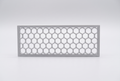 Kratka wentylacyjna meblowa — honeycomb 3D (podłużna, druk 3D PETG)