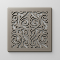 Kratka wentylacyjna kwadratowa Damask – druk 3D PETG