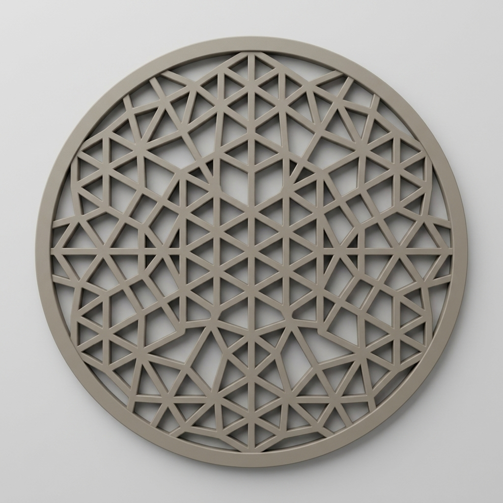 Rozeta wentylacyjna okrągła Geometryczna – druk 3D PETG