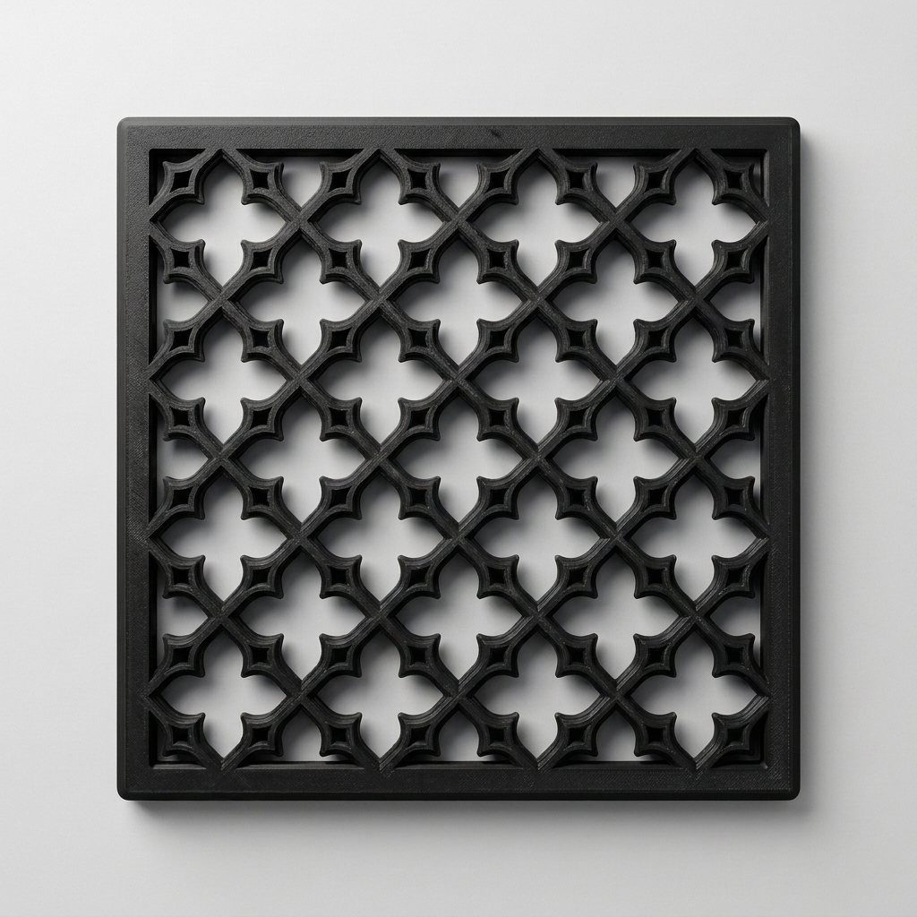 krw-kw-quatrefoil - czarna
